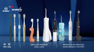 Oralgos Toothbrush Family - Design in UK, Made in China