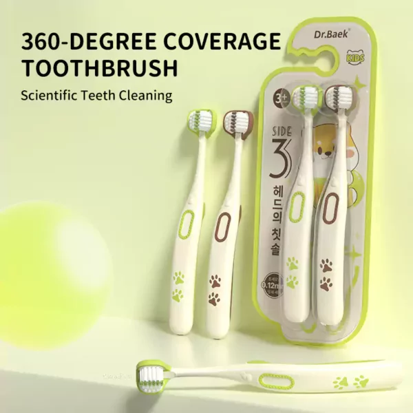 Three-Sided Toothbrush | Deep Clean| For Kids
