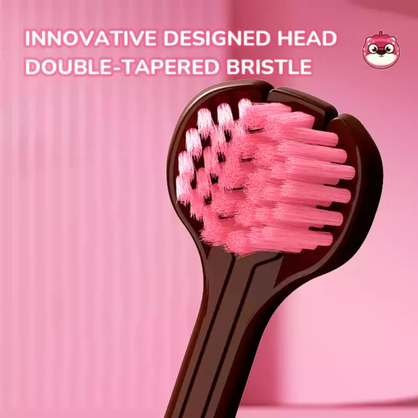 3-sided toothbrush manual toothbrushes tooth brushes soft adult