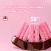 3-sided toothbrush manual toothbrushes tooth brushes soft adult