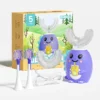 OralGos DB209 Dinosaur-Themed U-Shaped Electric Toothbrush