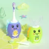 OralGos DB209 Dinosaur-Themed U-Shaped Electric Toothbrush