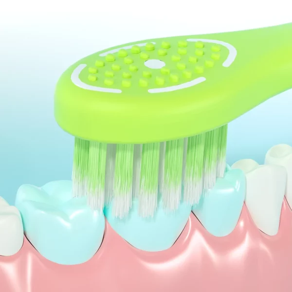 OralGos DB209 Dinosaur-Themed U-Shaped Electric Toothbrush