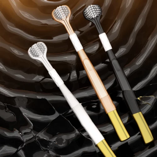OralGos DB782 Triple-Sided Manual Toothbrush