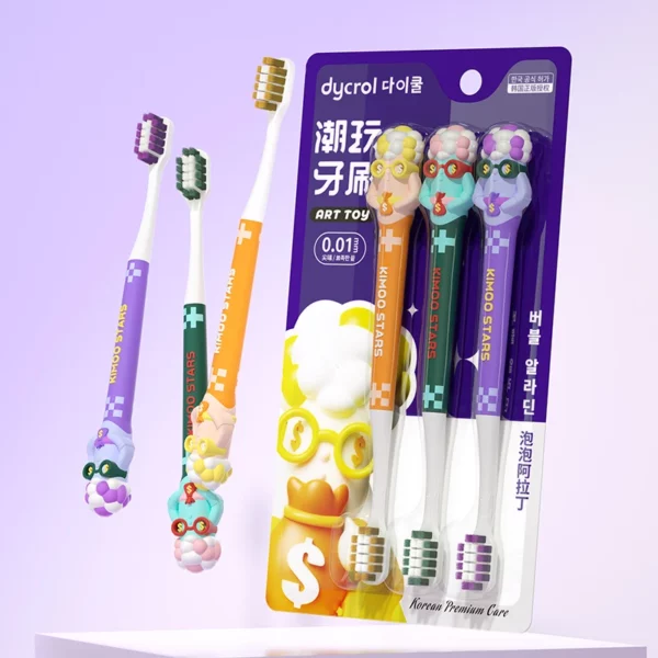 dycrol KR692 Kids Toothbrush with Bubble Aladdin Theme