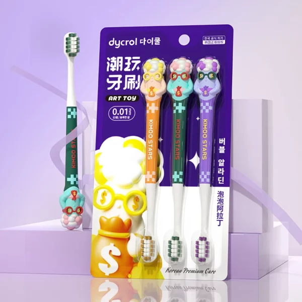 dycrol KR692 Kids Toothbrush with Bubble Aladdin Theme